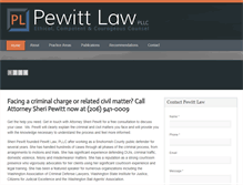 Tablet Screenshot of pewittlaw.com